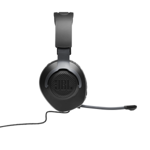 JBL Quantum 100 - Black - Wired over-ear gaming headset with flip-up mic - Detailshot 6